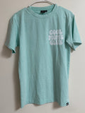 COOL MOMS CLUB • MINT ACID WASH TEE