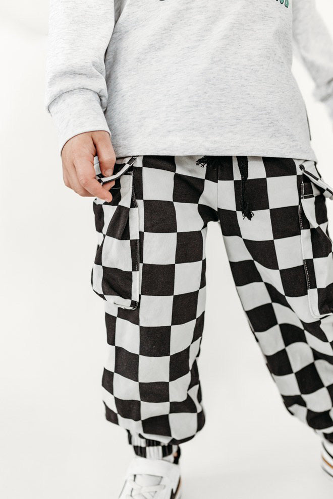 Checkered • Cargo Sweatpants