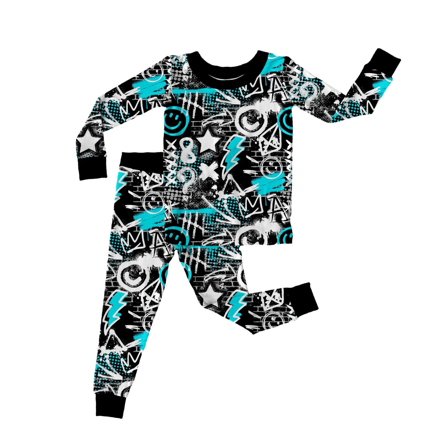 AQUA • GRAFFITI • BAMBOO 2 PIECE SET