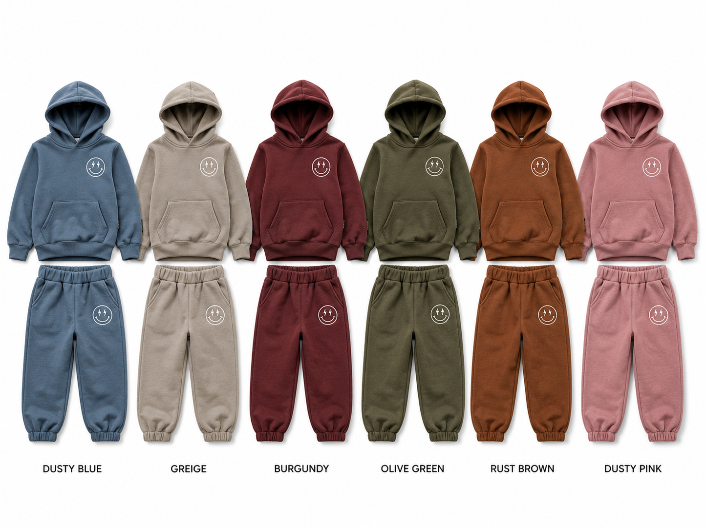 PRE-ORDER | STAY COZY • SMILEY SWEATSUIT