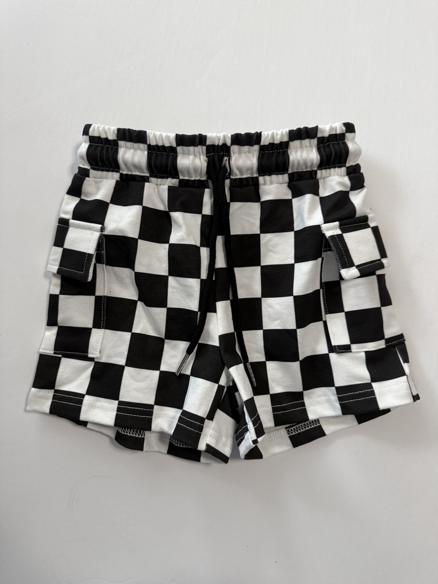 CHECKERED • CARGO SHORTS