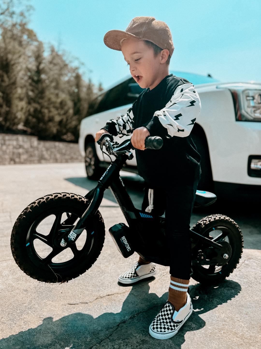 RAD • CREWNECK • CHECKERED + BOLTS