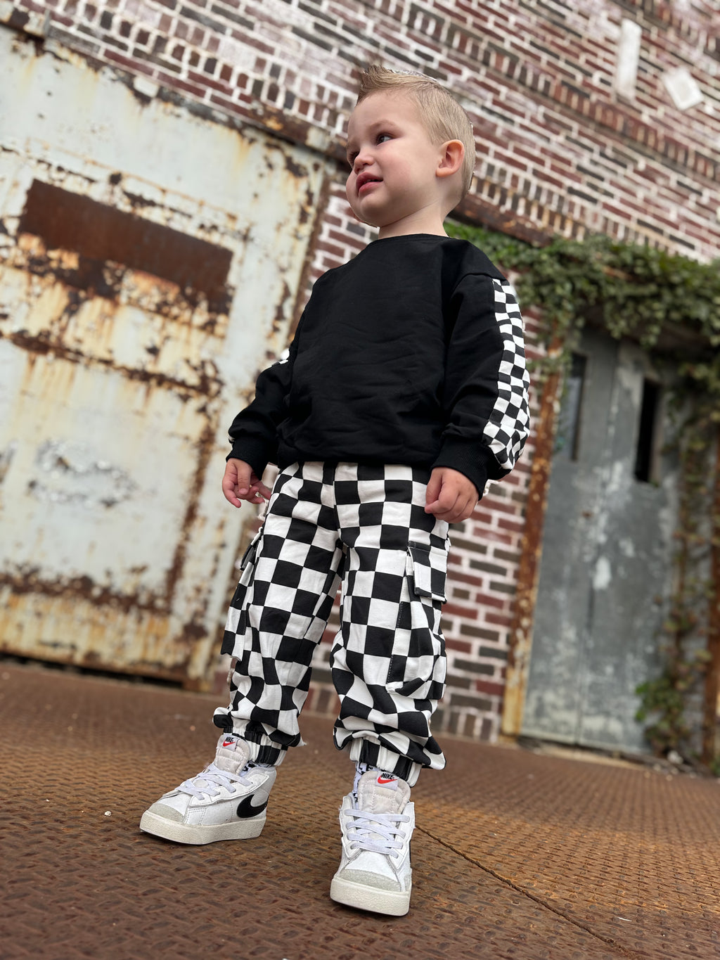 SD CHECKERED • CARGO SWEATPANTS 2.0