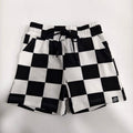 BLACK & WHITE CHECKERED • SHORTS