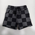 BLACK & GRAY CHECKERED • SHORTS