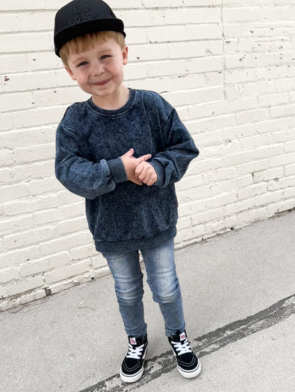 Denim Wash • Crewneck