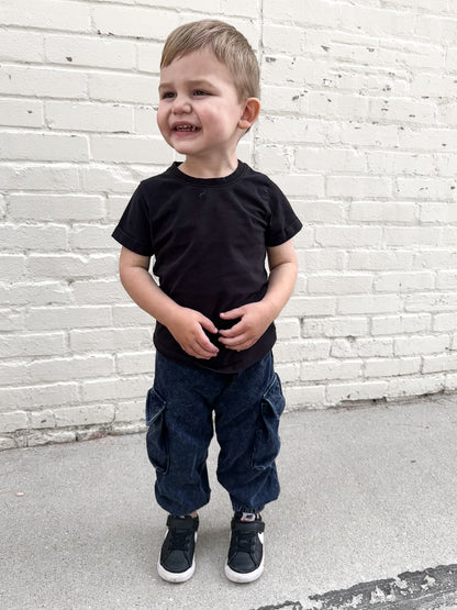 Denim Wash • Cargo Sweatpants