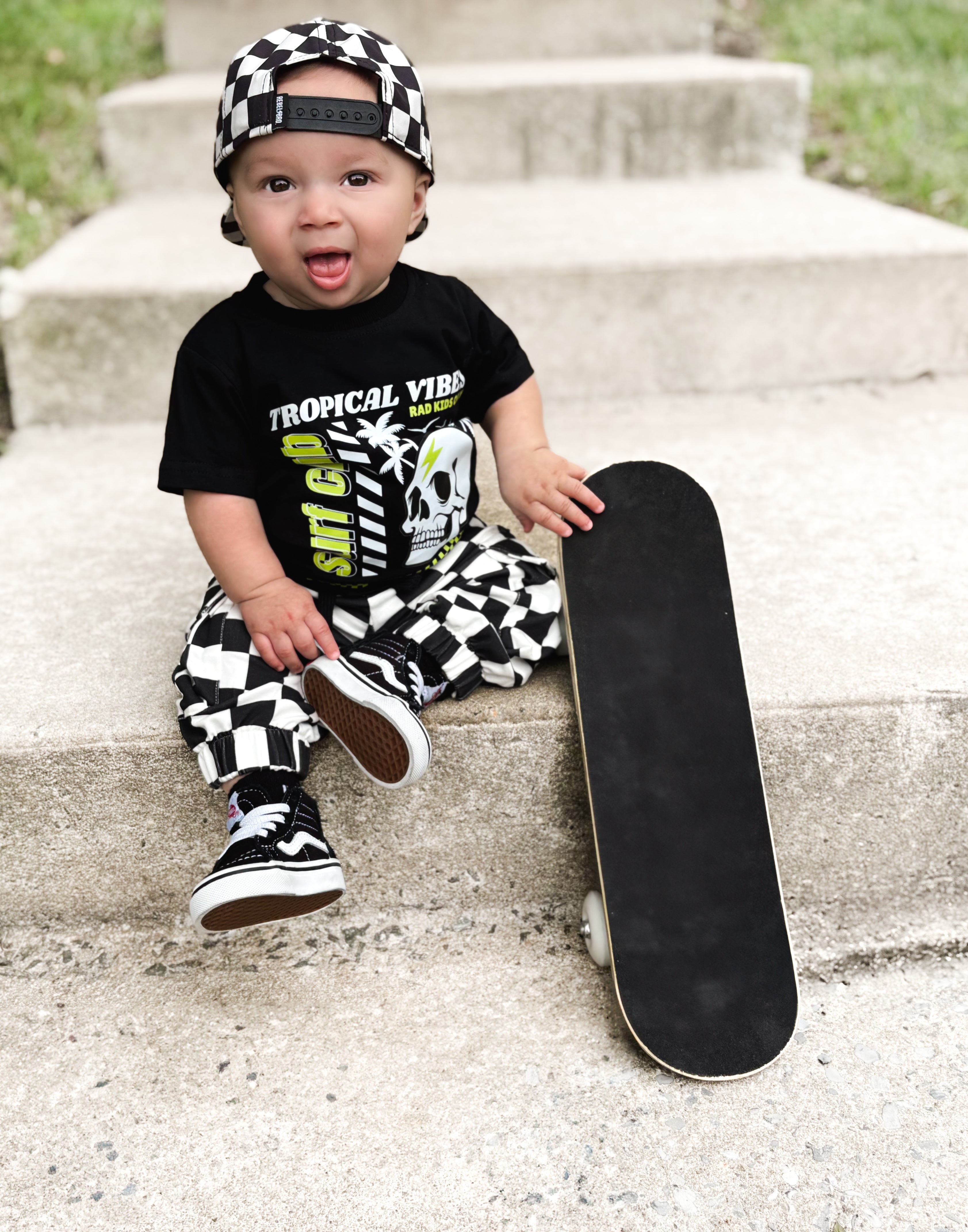 SD CHECKERED • CARGO SWEATPANTS 2.0