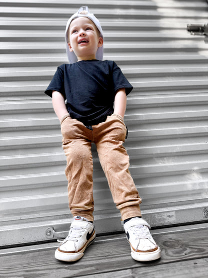 VINTAGE BRONZE • ACID-WASHED JOGGERS