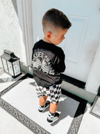 CHECKERED CHASER • BAMBOO TEE