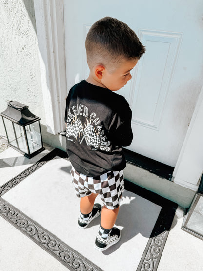CHECKERED CHASER • BAMBOO TEE