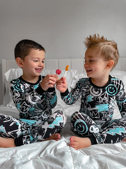 AQUA • GRAFFITI • BAMBOO 2 PIECE SET