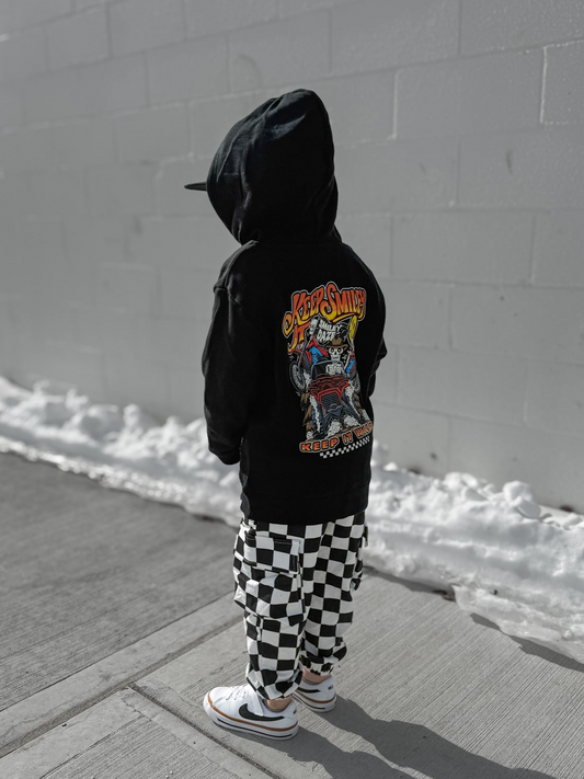 KEEP IT SMILEY • GRAPHIC BAMBOO FLEECE HOODIE