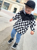 CHECKERED • HALF-ZIP • WINDBREAKER