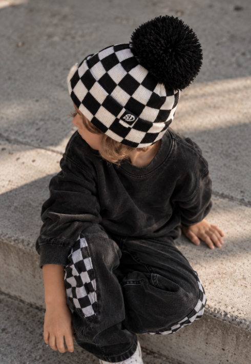 CHECKERED • BEANIE