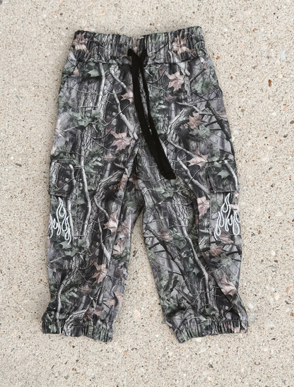 CAMO FLAME • CARGO JOGGERS