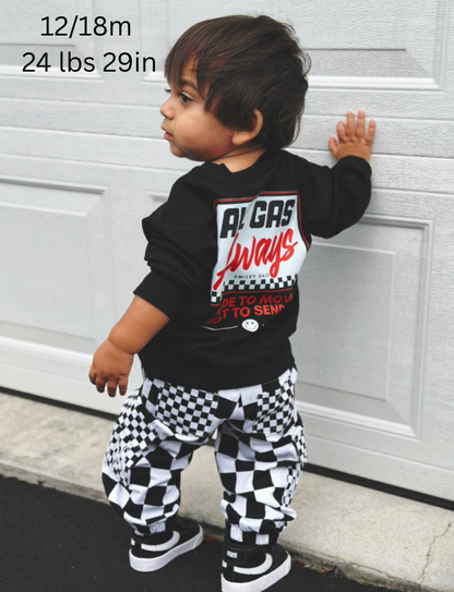 CHECK REMIX FLAME • CARGO JOGGERS