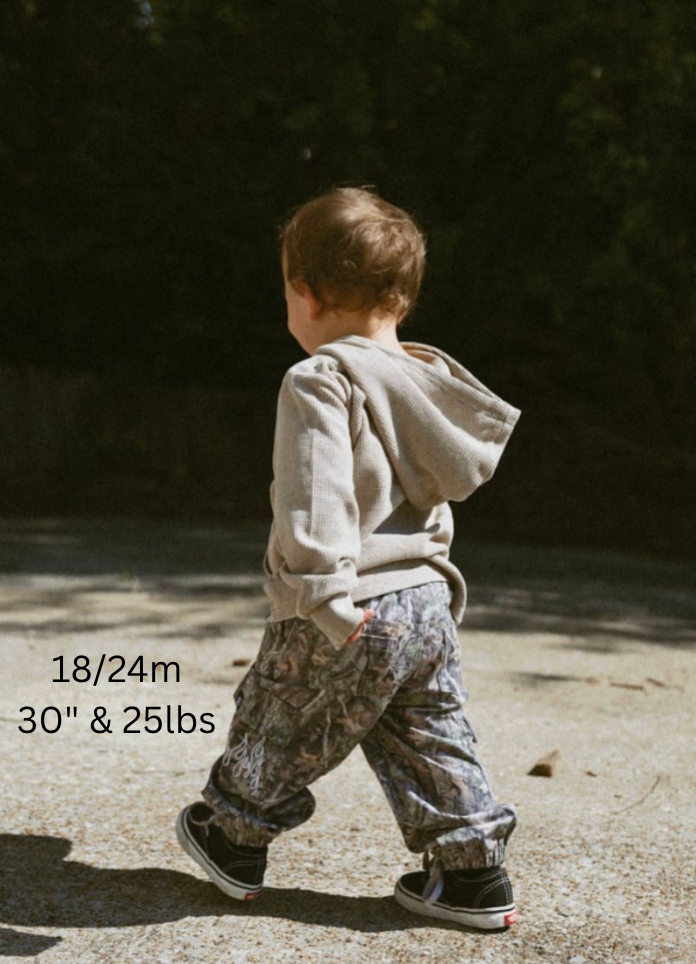 CAMO FLAME • CARGO JOGGERS