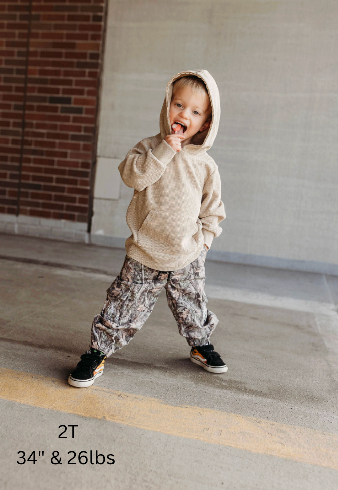 CAMO FLAME • CARGO JOGGERS