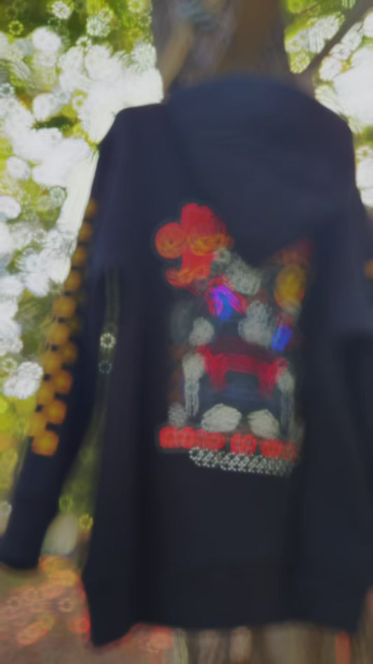 KEEP IT SMILEY • CHECKS - GRAPHIC BAMBOO FLEECE HOODIE